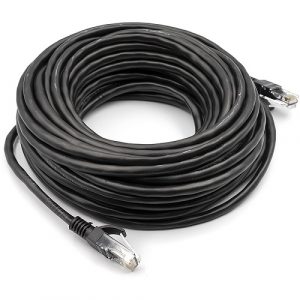 Cable Cat5E UTP, 15m, black