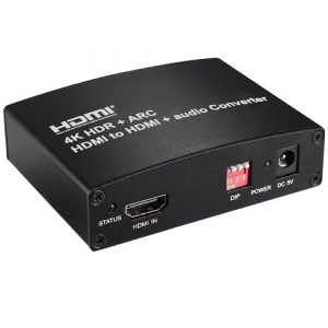 HDMI Audio Extractor, HDMI to HDMI +Audio, 4K 60Hz