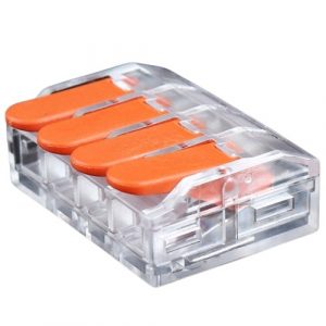 Splicing Connector with Lever, 4x 0.5-6.0mm², 41A, 450V, 20pcs