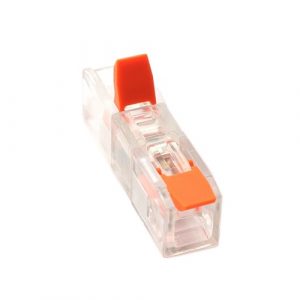 Splicing Connector, Inline with Lever, 1-1, 0.2–4.0mm², 32A, 450V, 100pcs