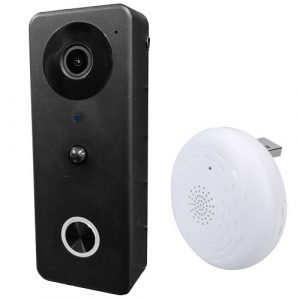 Smart Video Doorbell, Battery Camera, Tuya, Wi-Fi, Unlocking