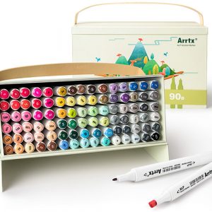 Double-sided Marker Pens ARRTX Alp, 90 Colours