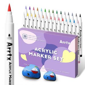 Acrylic Marker Pens ARRTX 30A, 30 Pastel Colours