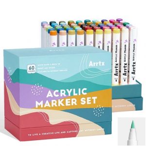 Acrylic Marker Pens ARRTX 60C, 60 Colours