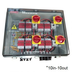 PV Combiner Box, DC 10in-10out, IP66