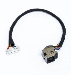 Power jack with cable, HP G62, COMPAQ CQ62