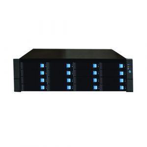 Data storage server 16xHDD 3.5", 3U 19" rack G3900, 8GB ram, 128gb M2