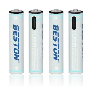 Rechargeable AAA batteries with USB C, 400mAh, Li-Ion, 4 pcs | AA620272