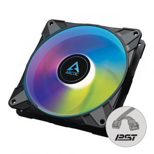 ARCTIC P14 PWM PST A-RGB Semi-Passive Case Fan, 4-pin, 140mm, Black (ACFAN00239A)
