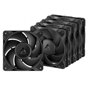 ARCTIC P12 PRO PWM PST High-Performance Fans x5, 4-pin, 120mm, black | ACFAN00307A