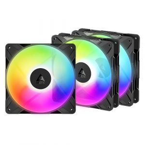 ARCTIC P14 PRO Reverse PWM PST A-RGB High-Performance Fans, 4-pin, 140mm, 3pcs | ACFAN00327A