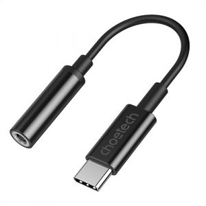 Adapter CHOETECH USB Type-C (M) - AUX 3.5mm (F) (AUX003)