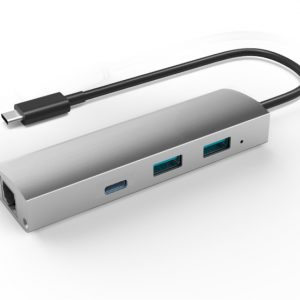 Adapter US3.1 to 2-Port USB 3.0 + 1-Port USB 3.1 with Gigabit Ethernet | CA910557