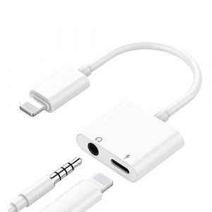 iPhone Lightning to 3.5 mm Headphone Jack Adapter (double) (CA911813)