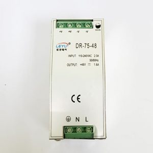 Power supply 48V, 1,6A, 75W din rail | DIN-75-48