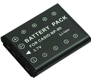 Casio, battery NP-80, NP-82 | DV00DV1238
