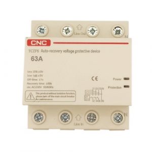 Self-Recovery Overvoltage and Undervoltage Protector, 3P+N, 63A, 230V | EL240319
