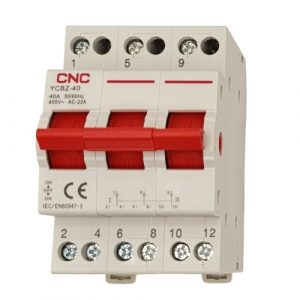 Changeover Switch CNC YCBZ-40, 3P, 40A, 1-0-2 | EL240371