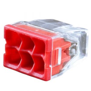 Splicing connector, 6x 0.5-2.5mm², 24A, 450V, 100pcs | EL240432