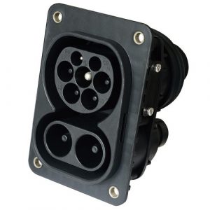 Electric car socket Duosida CCS 2 (Male), 200A, 32A, 3-phase (EV200436)