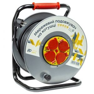 Extension Cord with Reel 50m, 4 sockets, 3x2.5mm2 (EX610549)