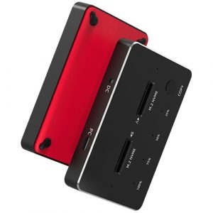 SSD Dual Bays Docking Station M.2 SATA/ NVME, USB-A, USB-C (HC380626)