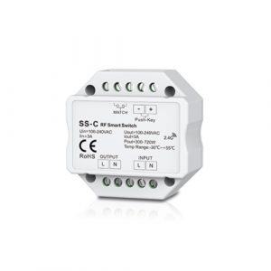 SS-C Smart Switch, 100-240V, 1x 6A, Push-Key | HS083106