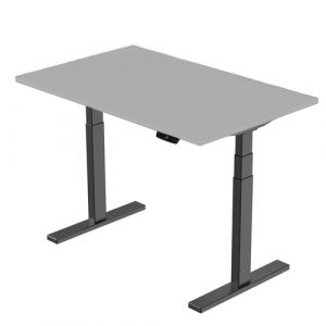 Height-Adjustable Table, 139cm x 68 cm, Gray | HS083540