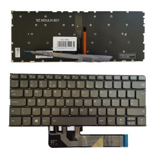 Keyboard Lenovo Yoga 730-13IKB, 730-15IKB, UK, with backlight | KB314485