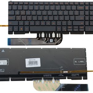 Keyboard DELL G15 5510, with backlight, US | KB316106