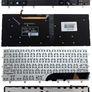 Keyboard DELL Inspiron 7558, 7568, XPS 15 9550, 9560, 9570, with Backlight, US | KB316502