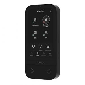 Ajax Wireless keypad with touch screen (Black) | KEYPADTOUCHB