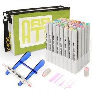 Double-sided Marker Pens ARRTX Oros, 40 Colours, pastel tone shade | LC302628