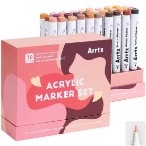 Acrylic Marker Pens ARRTX 30C, 30 Colours, Skin Tone | LC304318