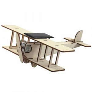 Solar Powered Toy "Biplane Flying Star" | NV821259