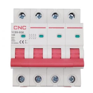 Miniature Circuit Breaker, 4P, 25A, Class C, 6kA | NV821617