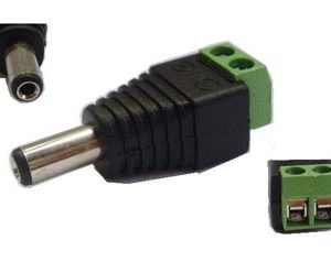 Power male connector 5.5x2.1, 10pcs | PMC