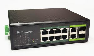 PoE switch 8ch 100Mbps +2G uplink 2 SFP (POE802PRO)