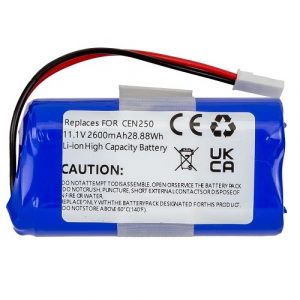Battery for ECOVACS CEN250, ML009, V700, 11.1V, 2600mAh, Li-ion | TB921652