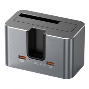 Dual Bay Docking Station, M.2 SATA/ NVME, 2.5"/3.5" SSD/HDD, 2x USB-A, USB-C | HC380732