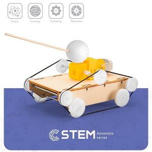 Wooden Assembly Kit Tank, STEM Educational Toy | NV822898