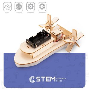 Wooden Assembly Kit Paddle Steamer, STEM Educational Toy | NV822911