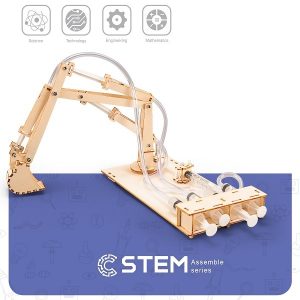 Wooden Assembly Kit Excavator, STEM Educational Toy | NV822928