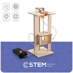 Wooden Assembly Kit Elevator, STEM Educational Toy | NV822935