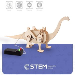 Wooden Assembly Kit Robot Brachiosaurus, STEM Educational Toy | NV823024