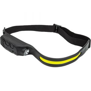 Flashlight COB +XPE Sensor Rechargeable Headlamp, 350lm, IPX4, USB-C | AA620210