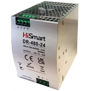 Power supply 24V, 20A, 480W, DIN | DR-480-24