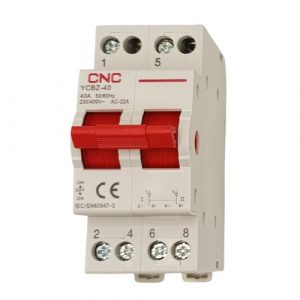 Changeover Switch CNC YCBZ-40, 2P, 40A, 1-0-2 | EL240364