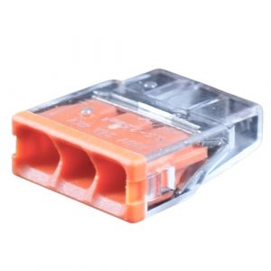 Splicing Connector, 3x 0.5-2.5mm², 24A, 450V, 100pcs | EL240401