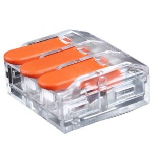 Splicing Connector with Lever, 3x 0.5-6.0mm², 41A, 450V, 20pcs | EL240456